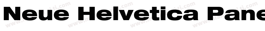 Neue Helvetica Paneuropean 93 Exten字体转换